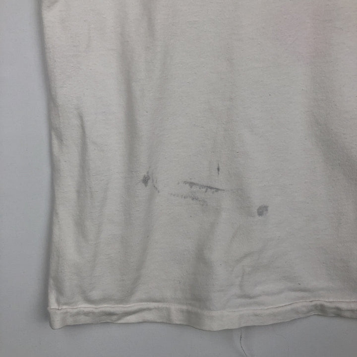 90'S WORDS FROM THE WOMB Print T-Shirt, Made in USA, Men's Size L (Equivalent), Vintage cotton white type Vintage Second Hand