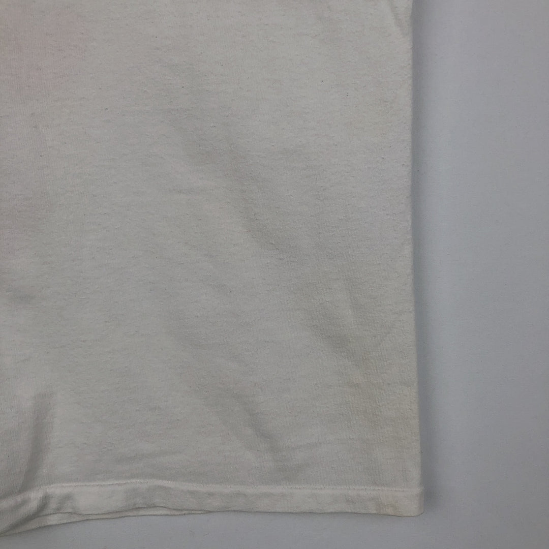 90'S WORDS FROM THE WOMB Print T-Shirt, Made in USA, Men's Size L (Equivalent), Vintage cotton white type Vintage Second Hand