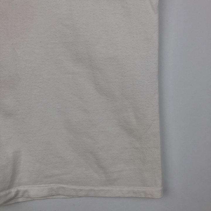 90'S WORDS FROM THE WOMB Print T-Shirt, Made in USA, Men's Size L (Equivalent), Vintage cotton white type Vintage Second Hand
