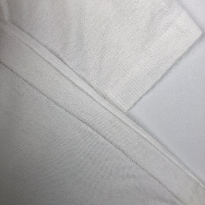 2000'S Fruit of the Loom Flag Pattern Print T-Shirt, Men's Size XL (approx.) cotton white type Vintage Second Hand