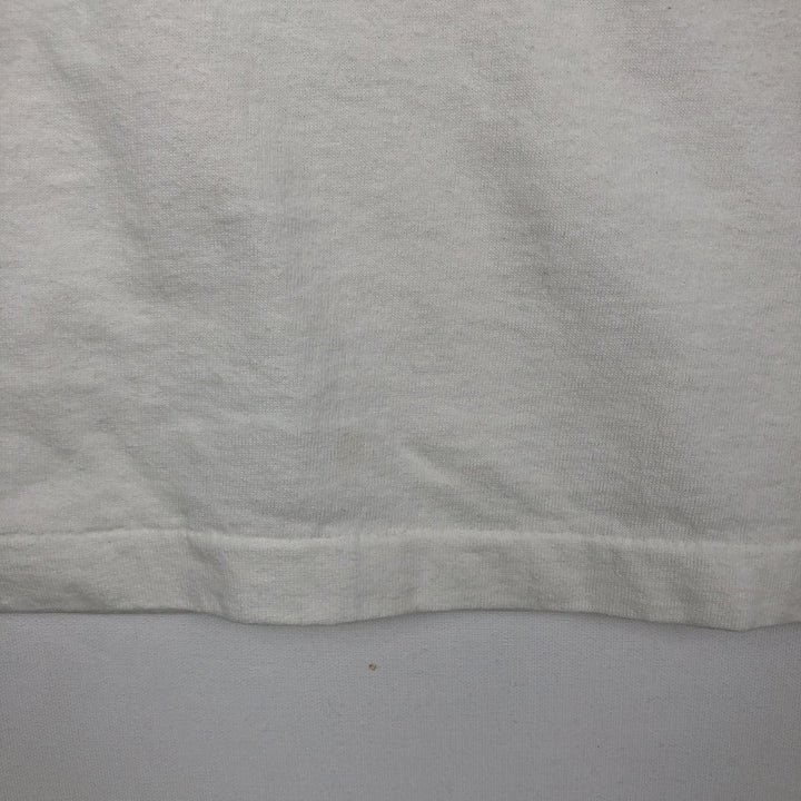 90'S Hanes ADRENALIN RUSH CLUB Print T-Shirt, Made in USA, Men's XL (approx.), Vintage cotton white type Vintage Second Hand