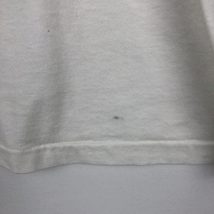 90'S Hanes ADRENALIN RUSH CLUB Print T-Shirt, Made in USA, Men's XL (approx.), Vintage cotton white type Vintage Second Hand
