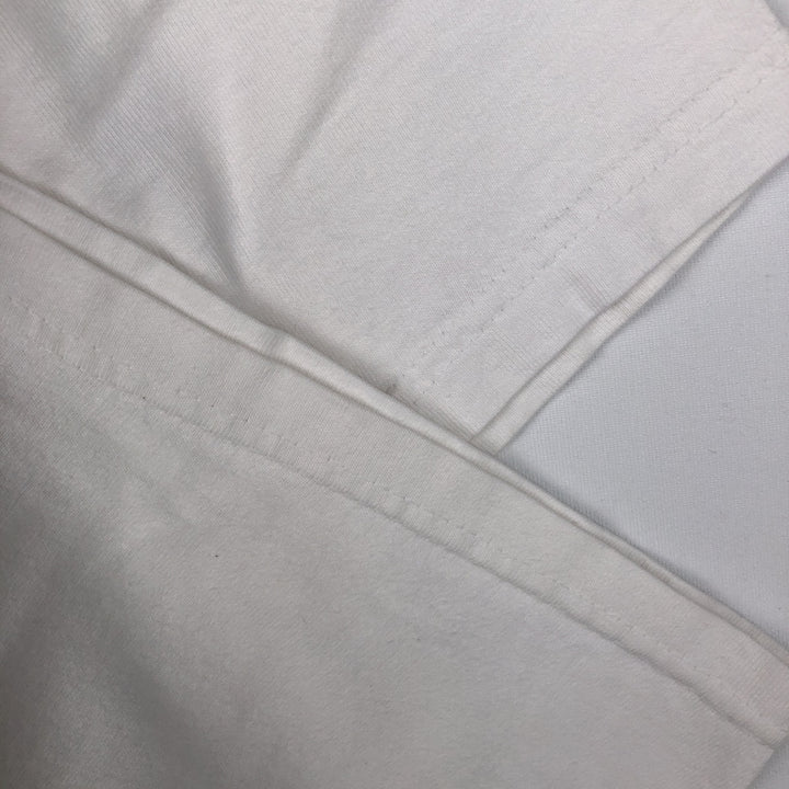 90'S Hanes College T-Shirt, Men's Size XL (approx.), Vintage cotton white type Vintage Second Hand