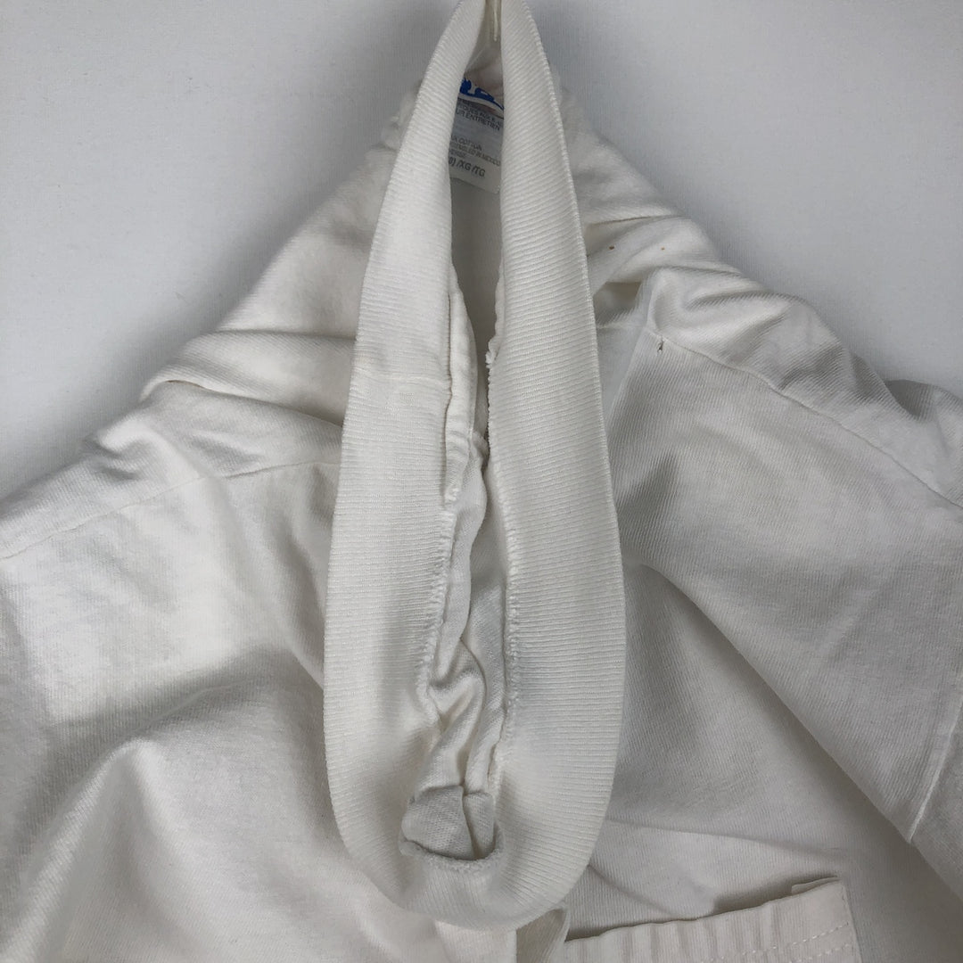 90'S Hanes College T-Shirt, Men's Size XL (approx.), Vintage cotton white type Vintage Second Hand
