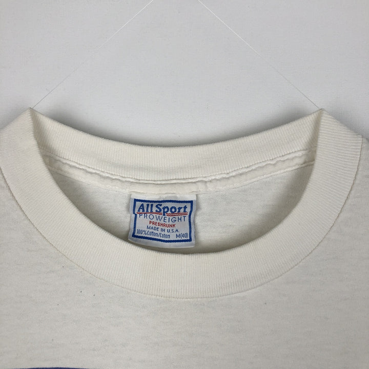 90'S All Sport We Can Do It Rosie the Riveter Print T-Shirt, Made in USA, Men's Size M (Equivalent), Vintage cotton white type Vintage Second Hand