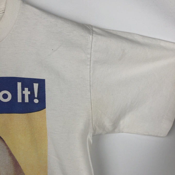 90'S All Sport We Can Do It Rosie the Riveter Print T-Shirt, Made in USA, Men's Size M (Equivalent), Vintage cotton white type Vintage Second Hand