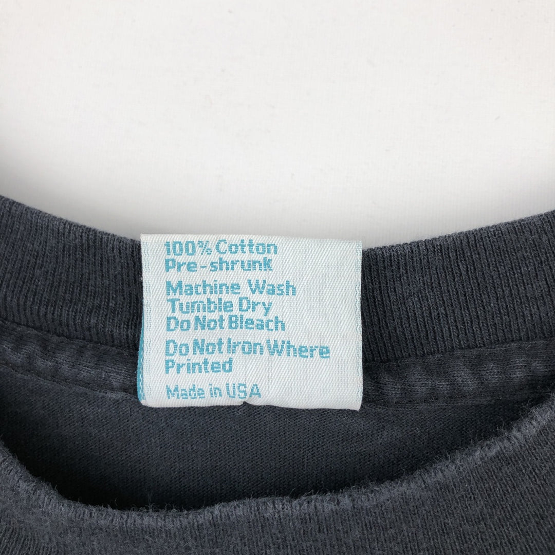 90'S Peacock Papers Advertising T-Shirt, Made in USA, Men's XL equivalent, Vintage cotton black type Vintage Second Hand