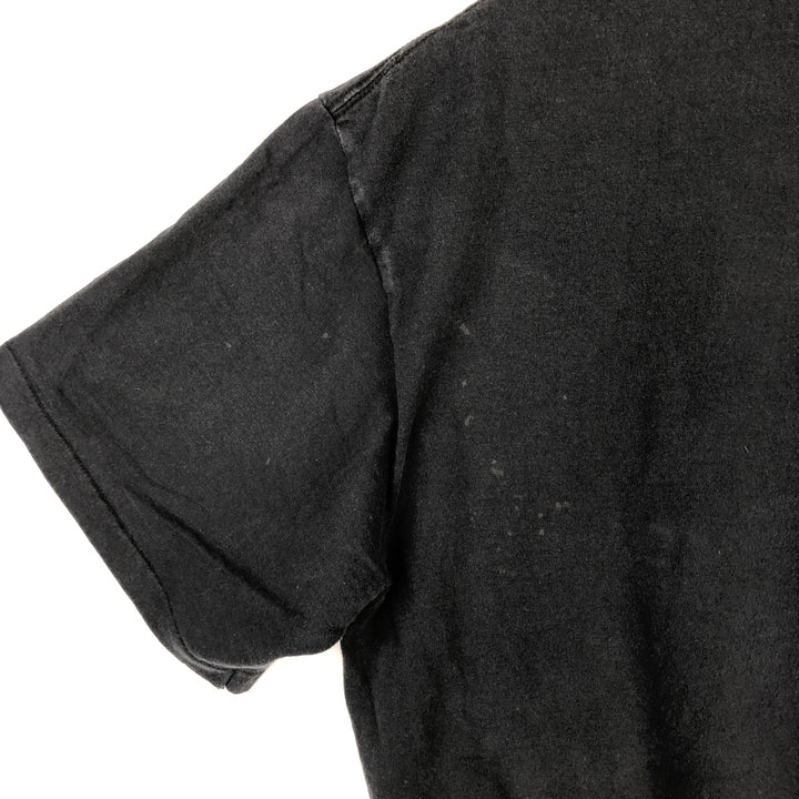 90'S Peacock Papers Advertising T-Shirt, Made in USA, Men's XL equivalent, Vintage cotton black type Vintage Second Hand