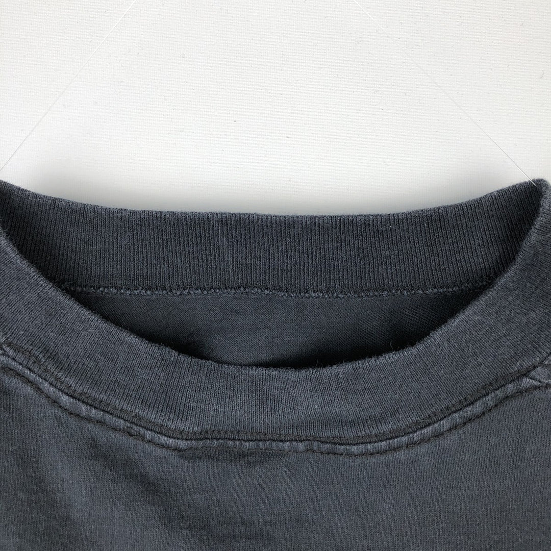 90'S Peacock Papers Advertising T-Shirt, Made in USA, Men's XL equivalent, Vintage cotton black type Vintage Second Hand