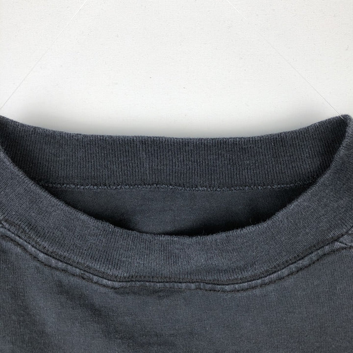 90'S Peacock Papers Advertising T-Shirt, Made in USA, Men's XL equivalent, Vintage cotton black type Vintage Second Hand