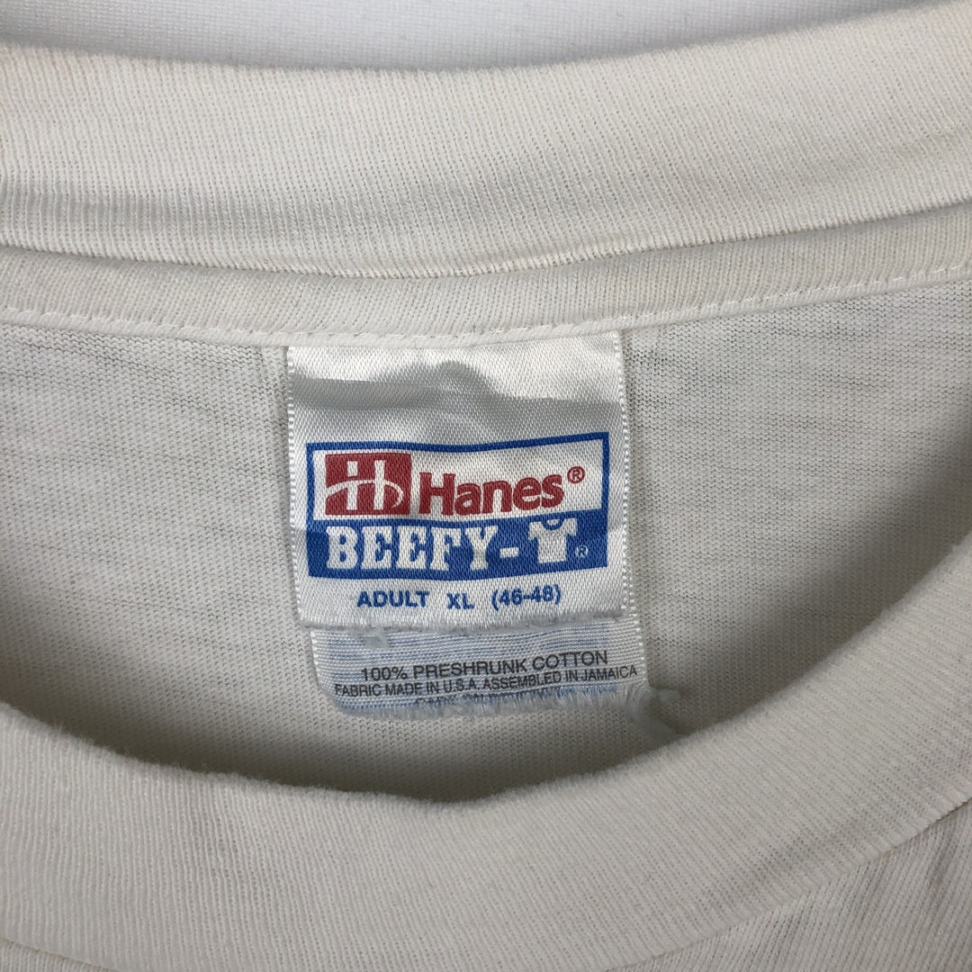 2000'S Hanes ZYRTEC Advertising T-shirt, Men's XL equivalent. cotton white type Vintage Second Hand