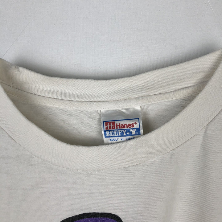 2000'S Hanes ZYRTEC Advertising T-shirt, Men's XL equivalent. cotton white type Vintage Second Hand