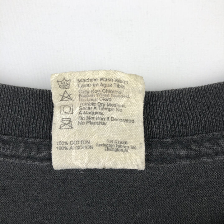 90'S PLANET HOLLYWOOD Advertising T-Shirt, Made in USA, Men's XXL equivalent, Vintage cotton black type Vintage Second Hand