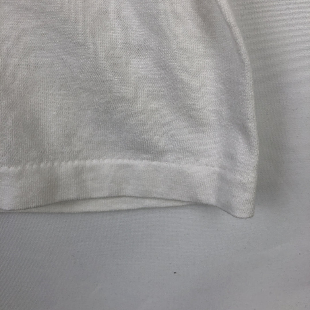 90'S PLANET HOLLYWOOD Advertising T-Shirt, Made in USA, Men's XXL equivalent, Vintage cotton white type Vintage Second Hand