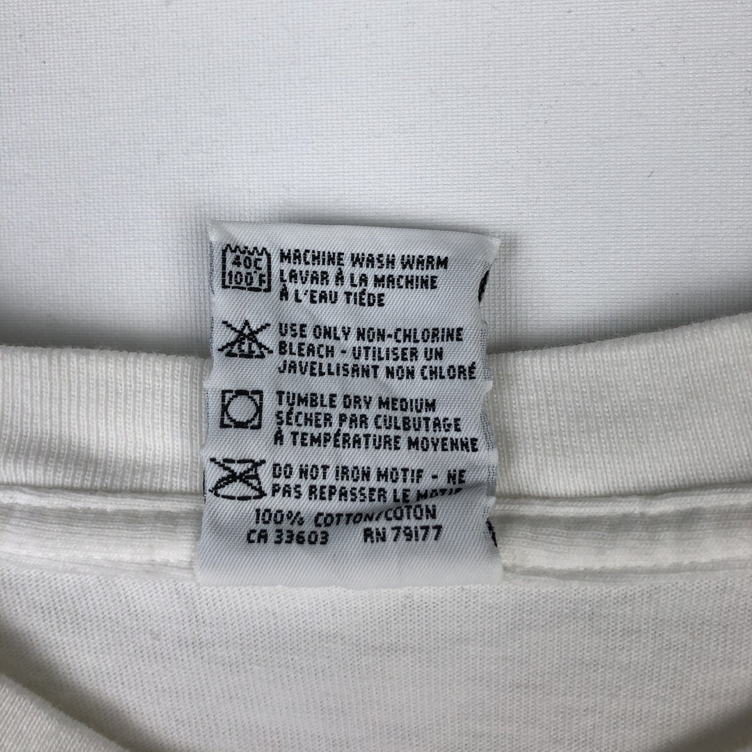 HARD ROCK CAFE Hard Rock Cafe Advertising T-shirt Men's XXL cotton white type Vintage Second Hand