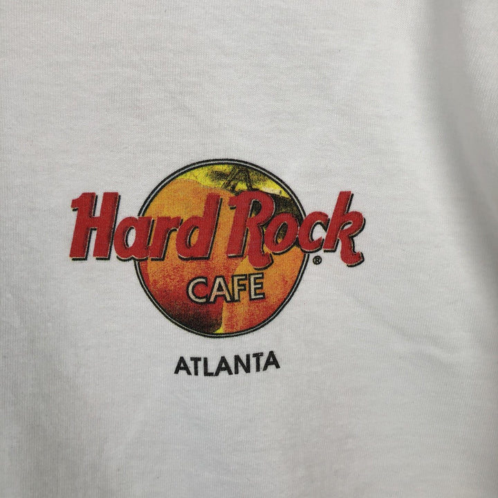 HARD ROCK CAFE Hard Rock Cafe Advertising T-shirt Men's XXL cotton white type Vintage Second Hand