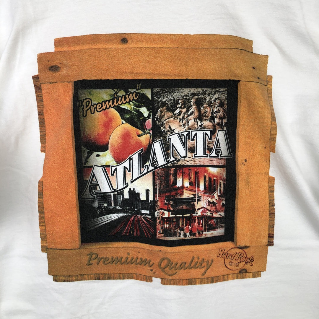 HARD ROCK CAFE Hard Rock Cafe Advertising T-shirt Men's XXL cotton white type Vintage Second Hand