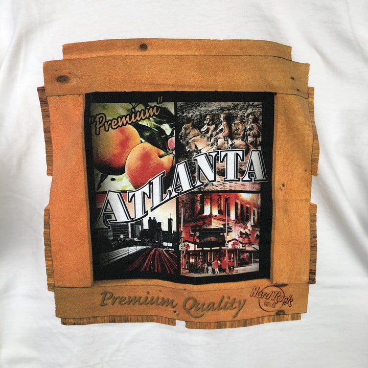 HARD ROCK CAFE Hard Rock Cafe Advertising T-shirt Men's XXL cotton white type Vintage Second Hand