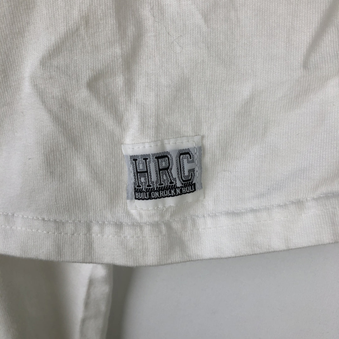 HARD ROCK CAFE Hard Rock Cafe Advertising T-shirt Men's XXL cotton white type Vintage Second Hand