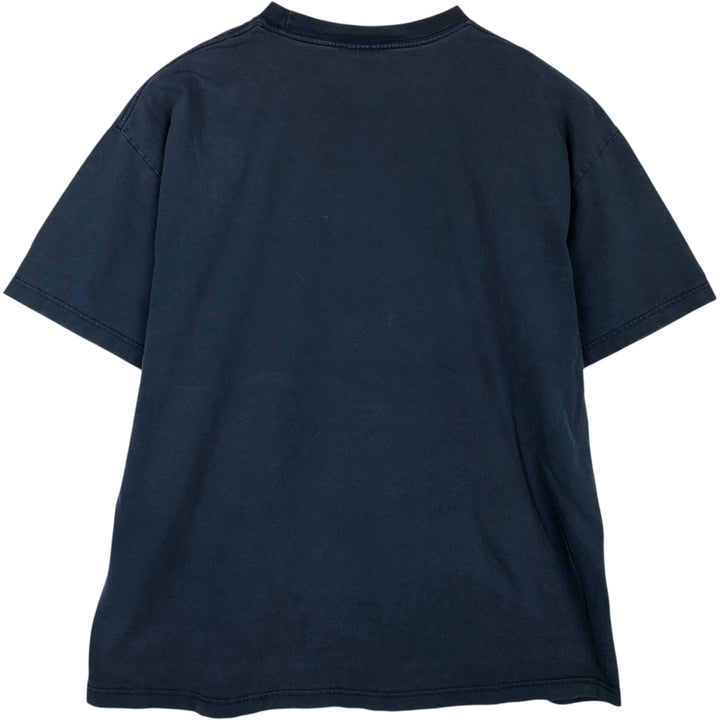 ALSTYLE Miller High Life Advertising T-Shirt, Made in USA, Men's XXL equivalent. cotton navy blue type Vintage Second Hand