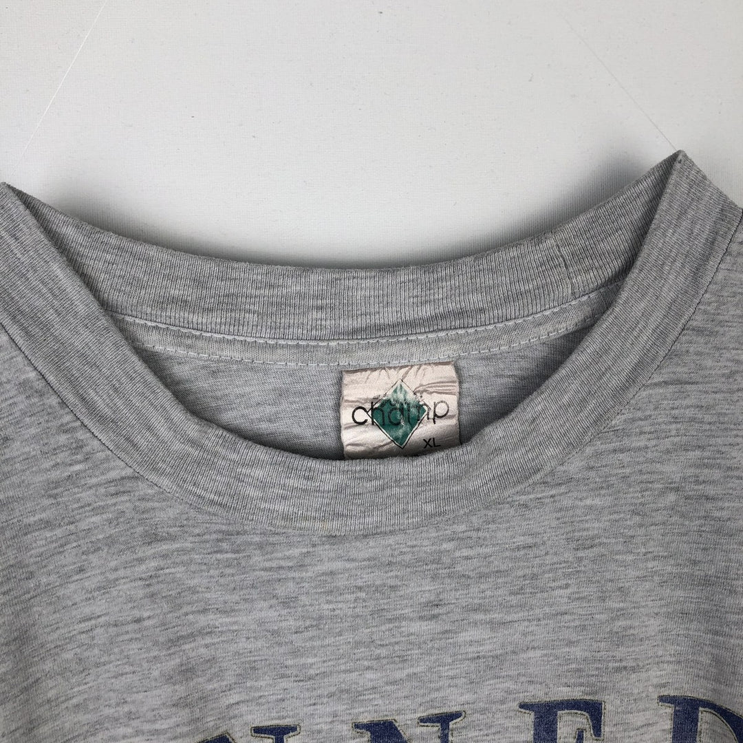CHAMP NASA Advertising T-Shirt, Men's XL (approx.), Vintage cotton gray type Vintage Second Hand