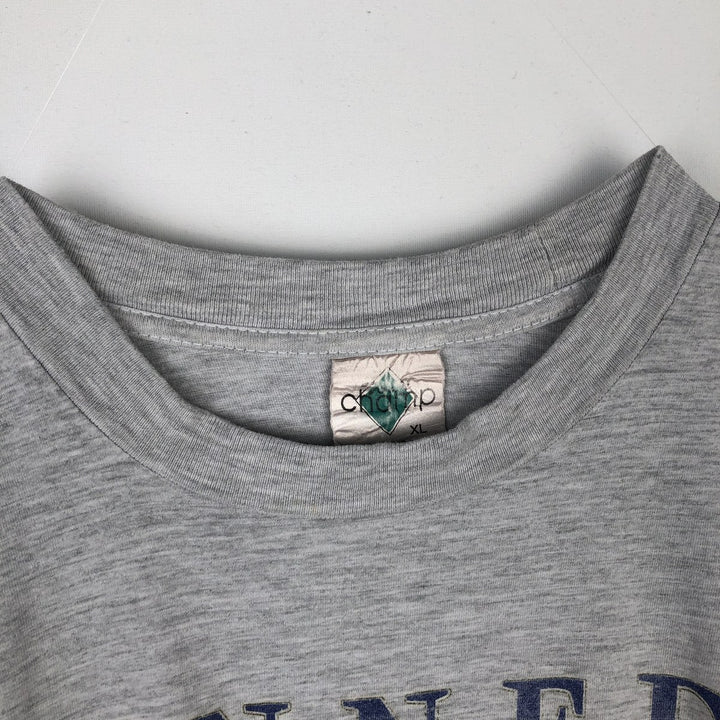 CHAMP NASA Advertising T-Shirt, Men's XL (approx.), Vintage cotton gray type Vintage Second Hand