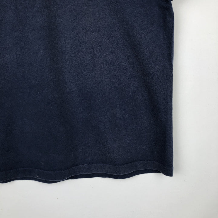 90'S ONEITA Advertising T-shirt Made in USA Men's L Vintage cotton navy blue type Vintage Second Hand