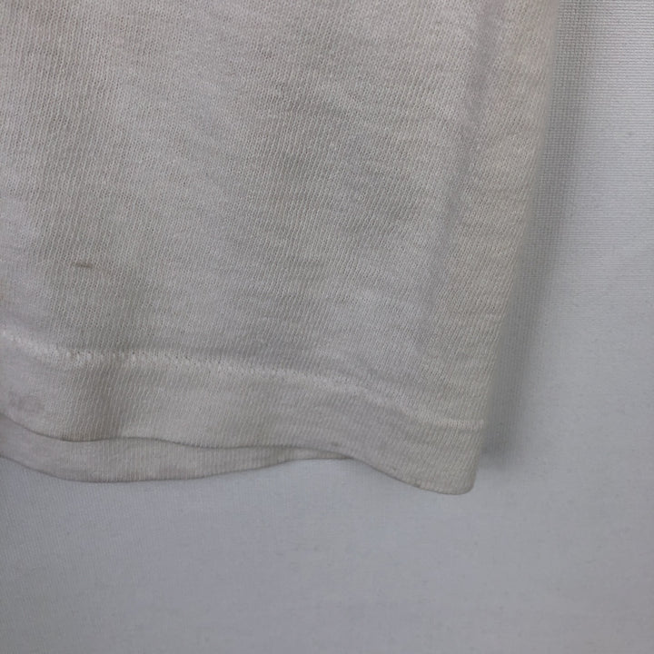 ~90'S PORSCHE advertising T-shirt, Made in USA, Men's size L (approx.) cotton white type Vintage Second Hand