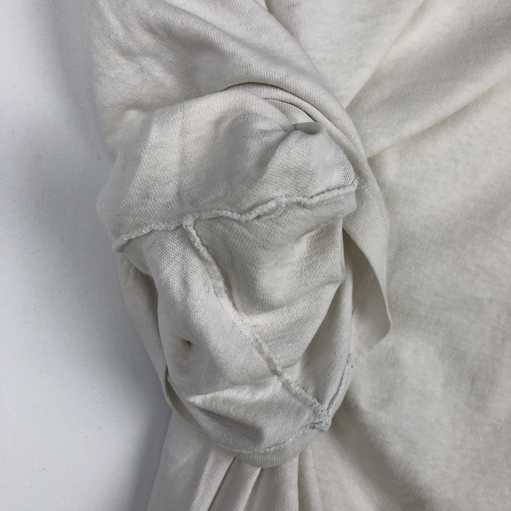 ~90'S PORSCHE advertising T-shirt, Made in USA, Men's size L (approx.) cotton white type Vintage Second Hand