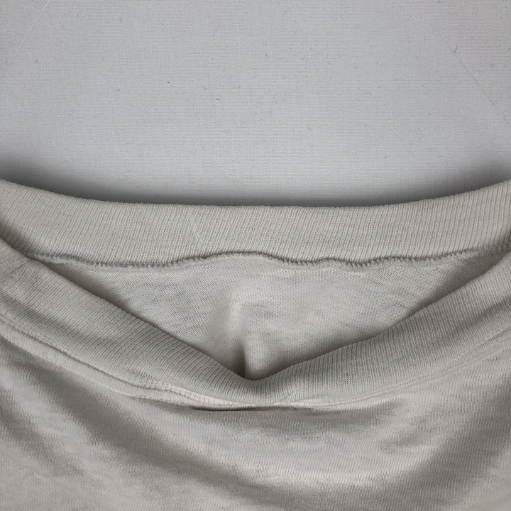 ~90'S PORSCHE advertising T-shirt, Made in USA, Men's size L (approx.) cotton white type Vintage Second Hand