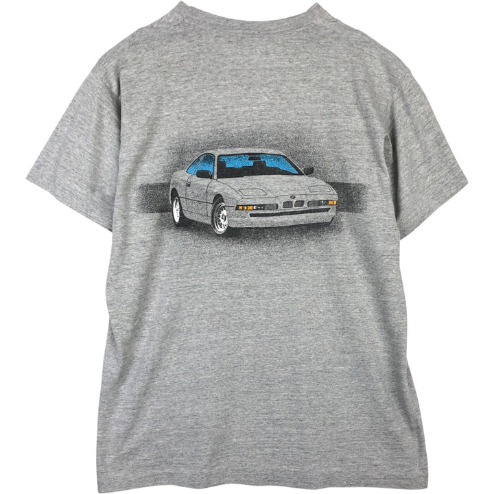 90'S Fruit of the Loom BMW Advertising T-Shirt, Made in USA, Men's XL equivalent, Vintage cotton gray type Vintage Second Hand