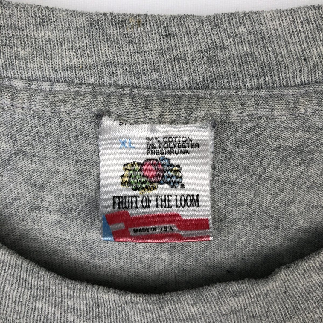 90'S Fruit of the Loom BMW Advertising T-Shirt, Made in USA, Men's XL equivalent, Vintage cotton gray type Vintage Second Hand