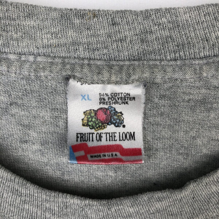 90'S Fruit of the Loom BMW Advertising T-Shirt, Made in USA, Men's XL equivalent, Vintage cotton gray type Vintage Second Hand