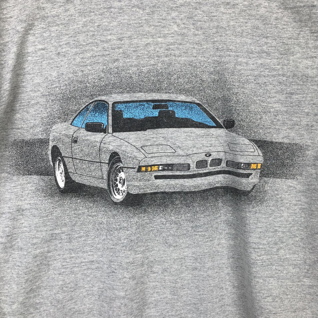 90'S Fruit of the Loom BMW Advertising T-Shirt, Made in USA, Men's XL equivalent, Vintage cotton gray type Vintage Second Hand