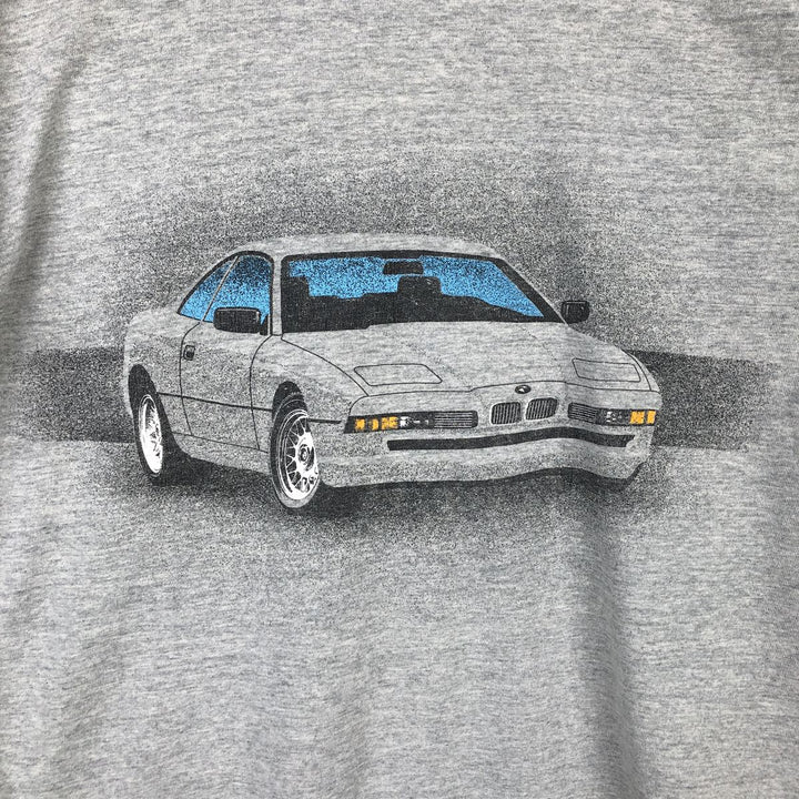 90'S Fruit of the Loom BMW Advertising T-Shirt, Made in USA, Men's XL equivalent, Vintage cotton gray type Vintage Second Hand