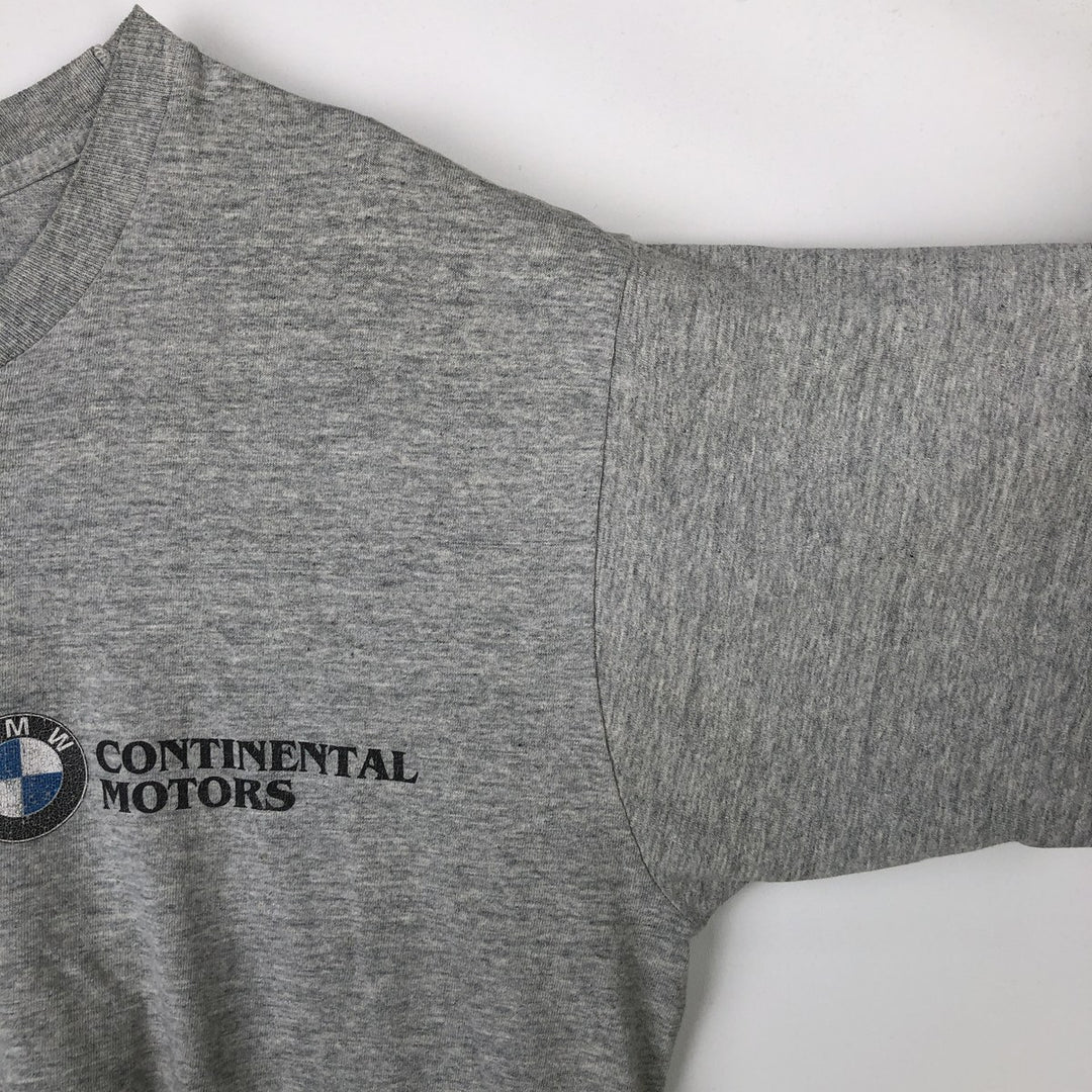 90'S Fruit of the Loom BMW Advertising T-Shirt, Made in USA, Men's XL equivalent, Vintage cotton gray type Vintage Second Hand