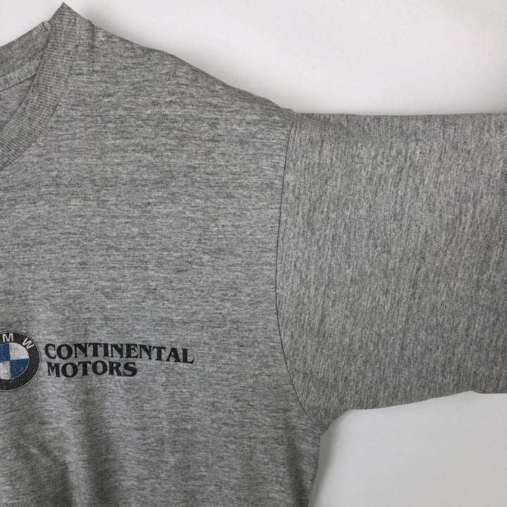90'S Fruit of the Loom BMW Advertising T-Shirt, Made in USA, Men's XL equivalent, Vintage cotton gray type Vintage Second Hand