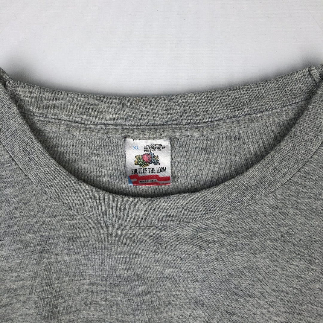 90'S Fruit of the Loom BMW Advertising T-Shirt, Made in USA, Men's XL equivalent, Vintage cotton gray type Vintage Second Hand