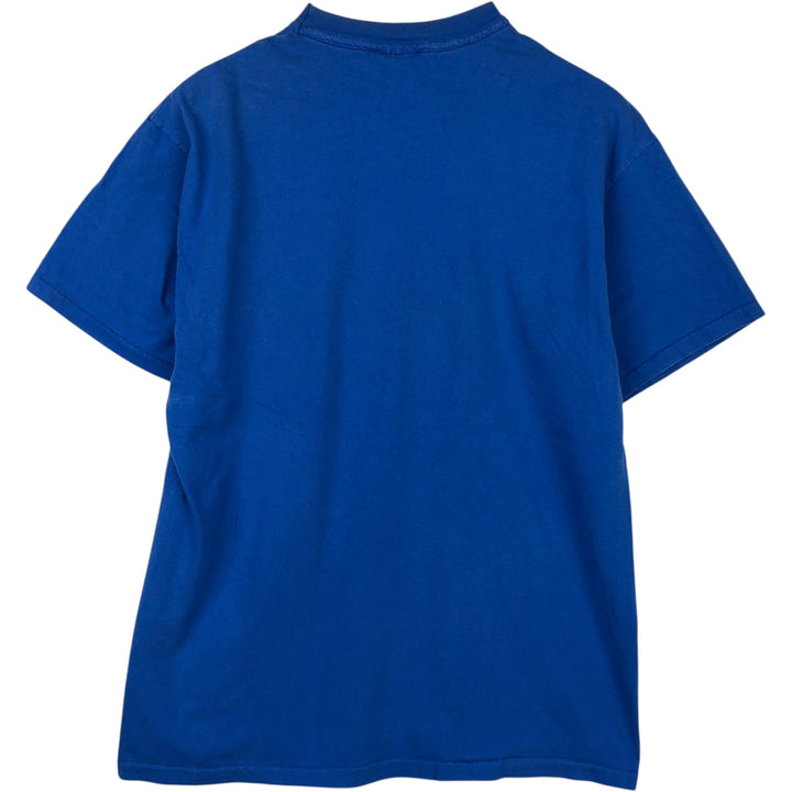 90'S Hanes BEEFY-T Sony Advertising T-Shirt, Men's Size L (approx.), Vintage cotton blue type Vintage Second Hand