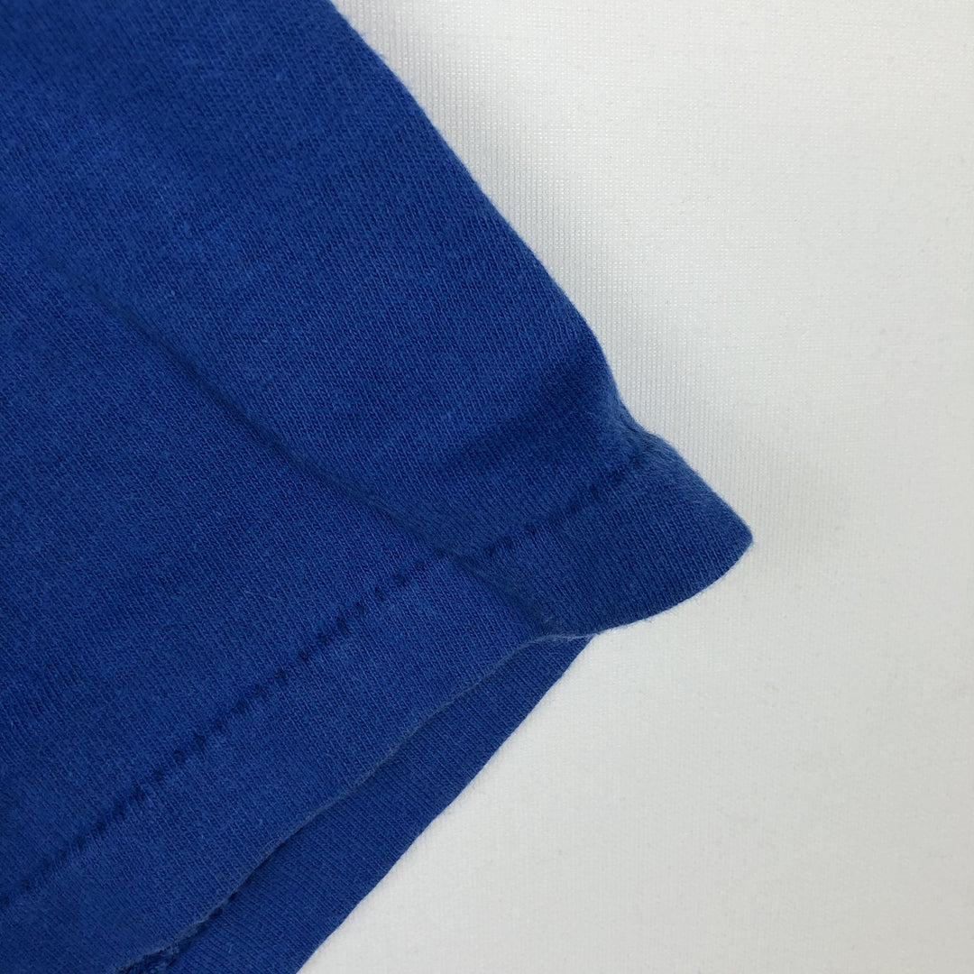 90'S Hanes BEEFY-T Sony Advertising T-Shirt, Men's Size L (approx.), Vintage cotton blue type Vintage Second Hand