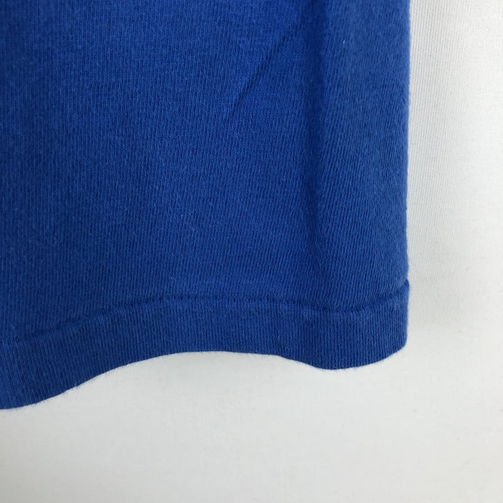 90'S Hanes BEEFY-T Sony Advertising T-Shirt, Men's Size L (approx.), Vintage cotton blue type Vintage Second Hand