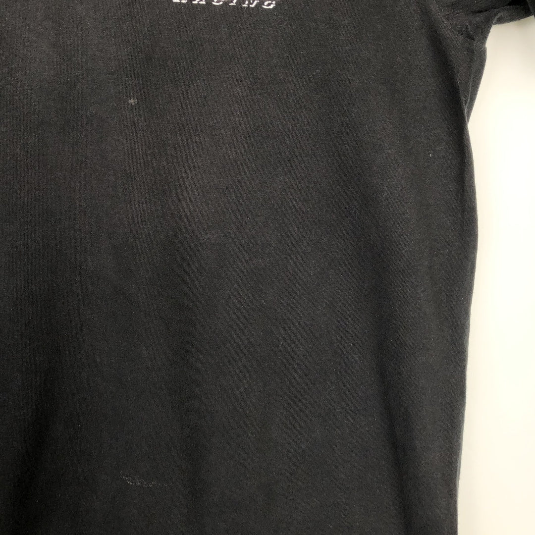 2000'S Delta Budweiser advertising T-shirt, men's size XL (approx.) cotton black type Vintage Second Hand