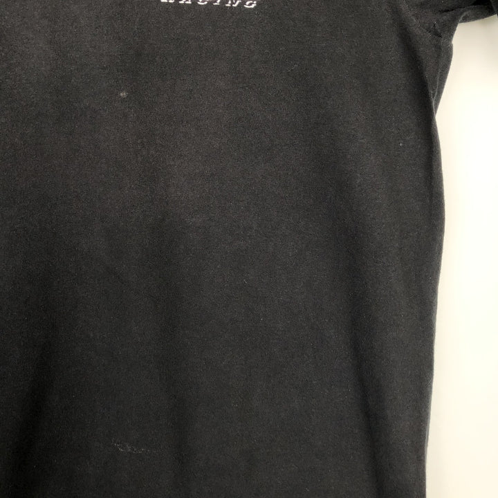 2000'S Delta Budweiser advertising T-shirt, men's size XL (approx.) cotton black type Vintage Second Hand