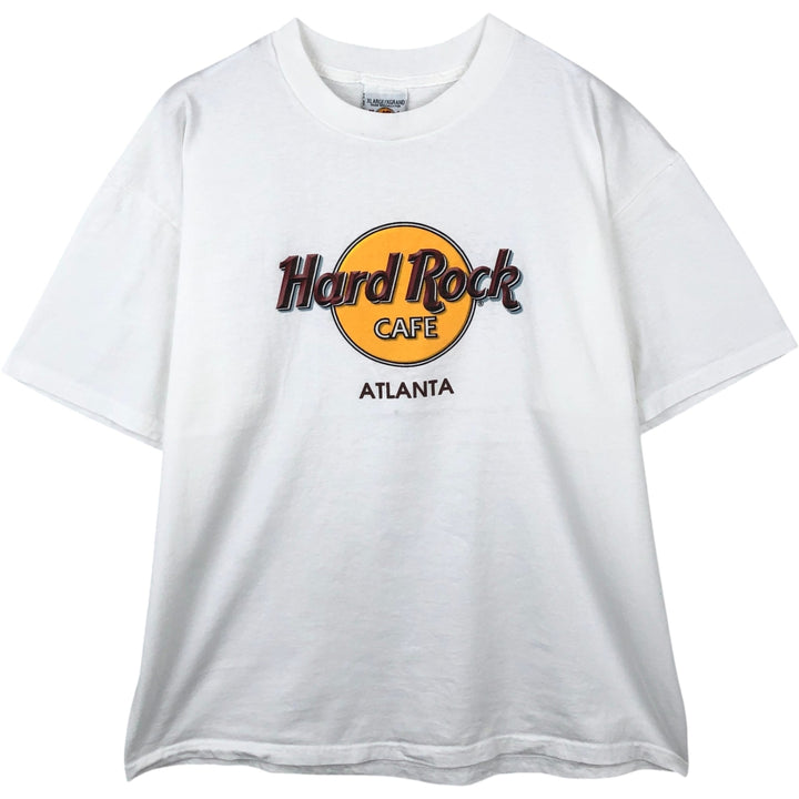 HARD ROCK CAFE Hard Rock Cafe Advertising T-shirt Men's XL size cotton pale white type Vintage Second Hand