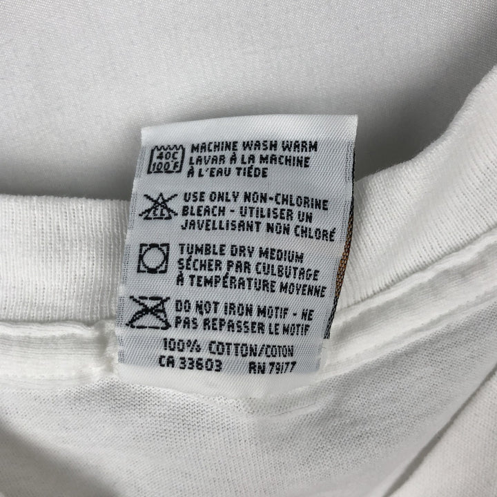 HARD ROCK CAFE Hard Rock Cafe Advertising T-shirt Men's XL size cotton pale white type Vintage Second Hand