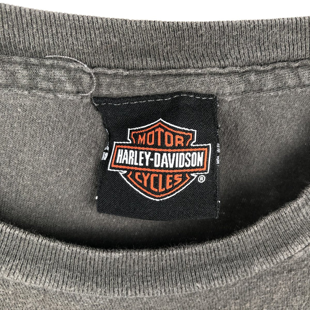Harley-Davidson Motorcycle Bike T-shirt, Men's XXL cotton black type Vintage Second Hand