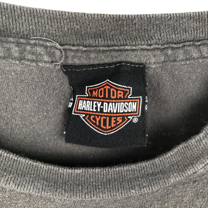 Harley-Davidson Motorcycle Bike T-shirt, Men's XXL cotton black type Vintage Second Hand