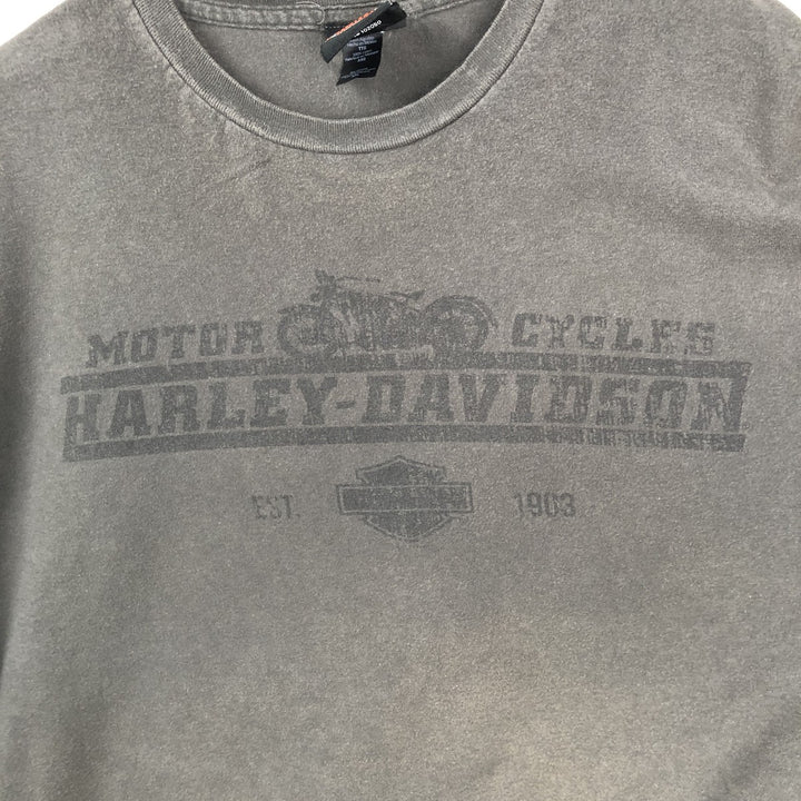 Harley-Davidson Motorcycle Bike T-shirt, Men's XXL cotton black type Vintage Second Hand