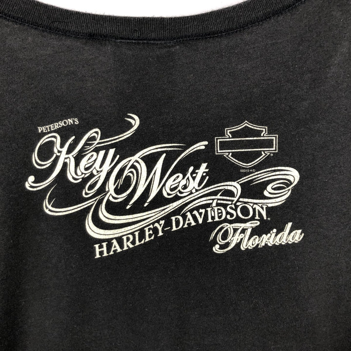 Harley-Davidson Motorcycle Bike T-shirt Made in USA Men's XL cotton black type Vintage Second Hand