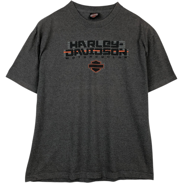 Harley-Davidson Motorcycle Bike T-shirt, Men's XL size cotton Charcoal Vintage Second Hand